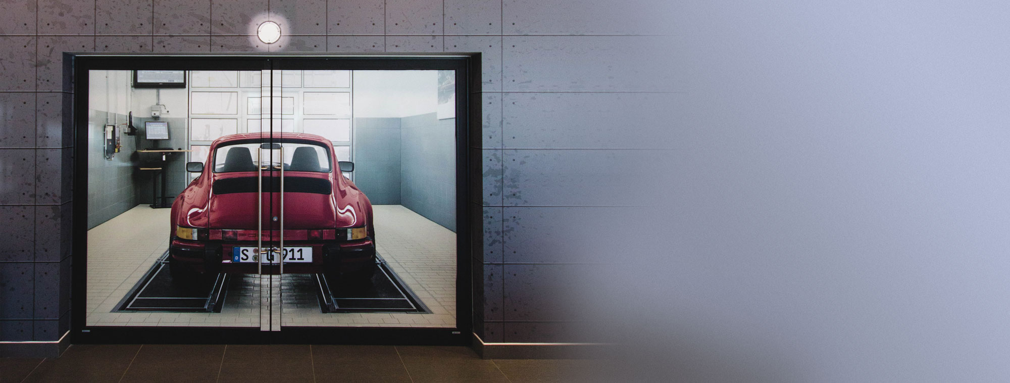 A large printed wall graphic installed across an interior office wall, an example of how surface graphics and architectural films reshape commercial spaces without construction.