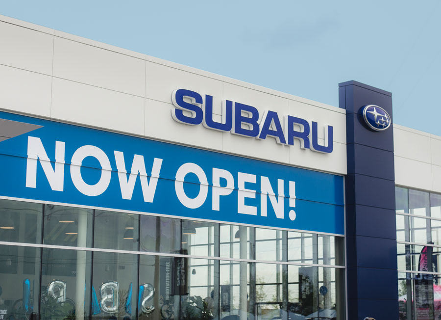 Subaru-Guelph-Open-Sign